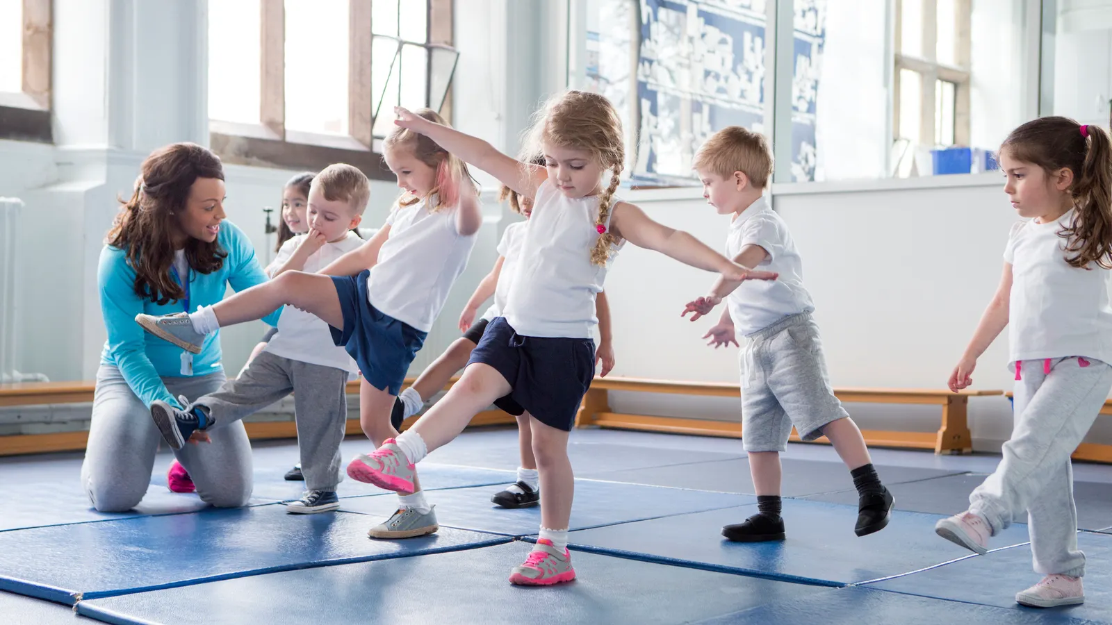 Use P.E. to encourage young students to take healthy risks